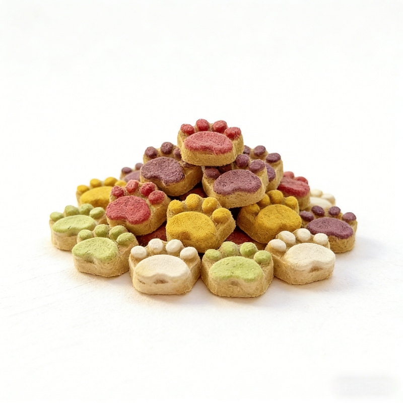 Cat Paw-Shaped Freeze-Dried Creative Treats